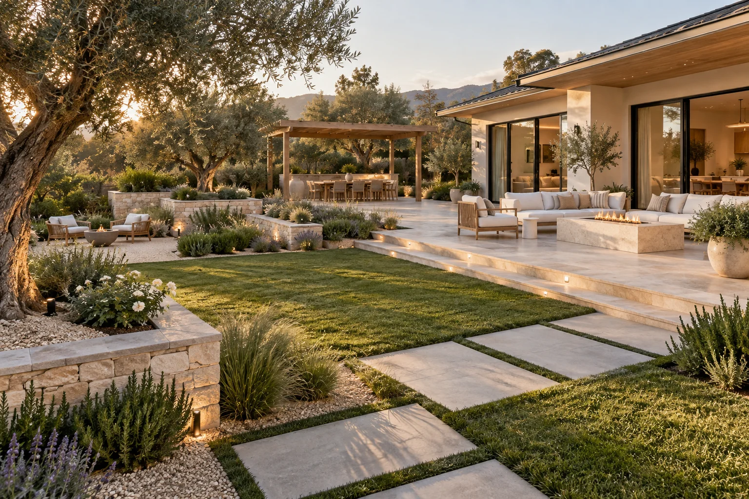 Residential landscaping design concept